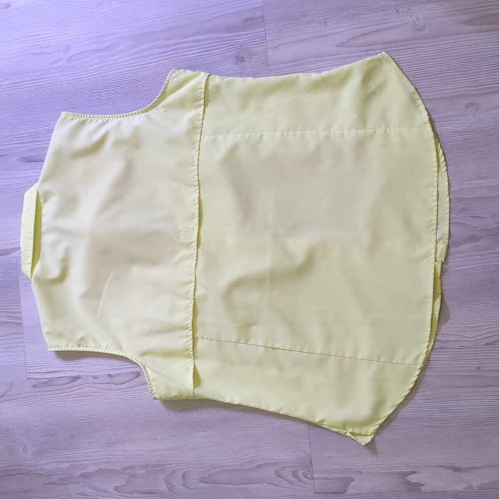 Eddie Bauer Sleeveless Shirt XL Lemon Wash Fishing Hiking Lightweight - Picture 11 of 15